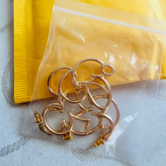 Gold Disney Mickey Mouse Hoop Earrings - Picture 3 of 3